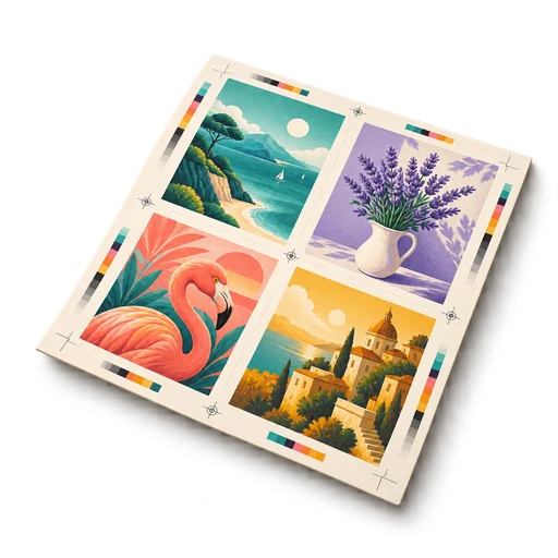 Illustration of pages arranged for printing
